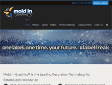 Tablet Screenshot of moldingraphics.com